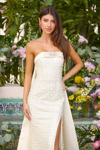 Ava Presley Style #43060 $5 Soft Yellow vertical cropped thumbnail