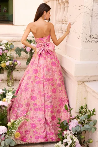 Ava Presley Style #43082 $2 default Hot Pink Multi backface vertical thumbnail