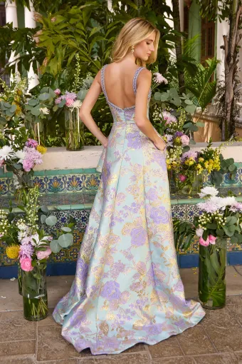 Ava Presley Style #43090 $5 default Light Blue/Lilac backface vertical thumbnail