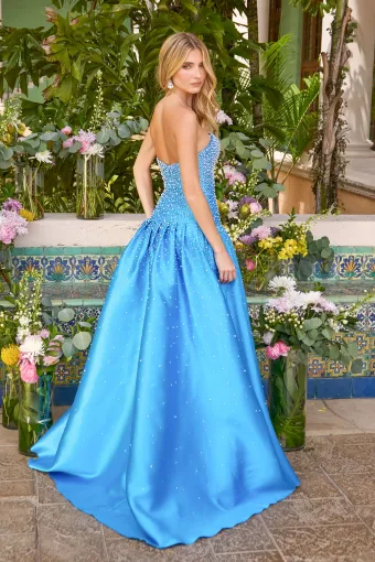 Ava Presley Style #43093 $6 Ocean/White backface vertical thumbnail