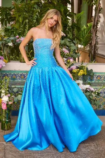 Ava Presley Style #43093 $2 Ocean/White frontface vertical thumbnail