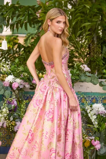 Ava Presley Style #43103 $15 Pink backface vertical cropped thumbnail