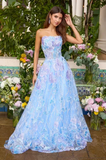 Ava Presley Style #47193 $3 Light Blue frontface vertical thumbnail