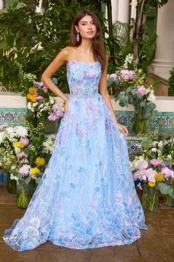 Ava Presley Style #47193 $1 Light Blue frontface vertical thumbnail