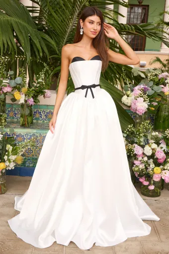 Ava Presley Style #47365 $1 Ivory/Black frontface vertical thumbnail