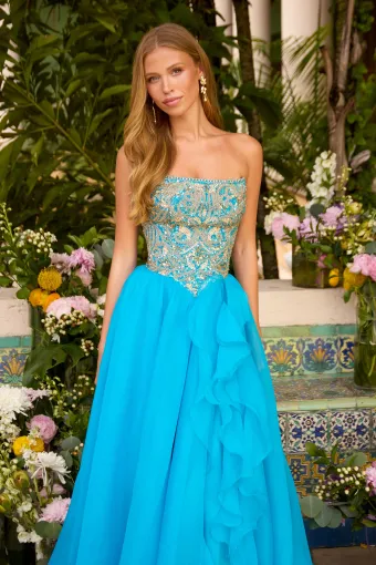 Ava Presley Style #47420 $2 Turquoise/Gold frontface vertical thumbnail