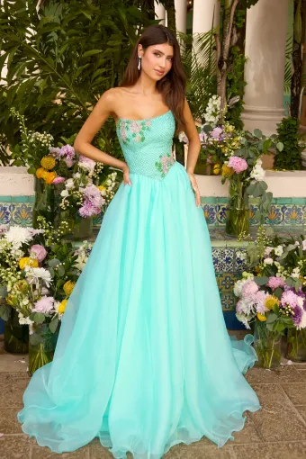 Ava Presley Style #47424 $2 Aqua frontface vertical thumbnail