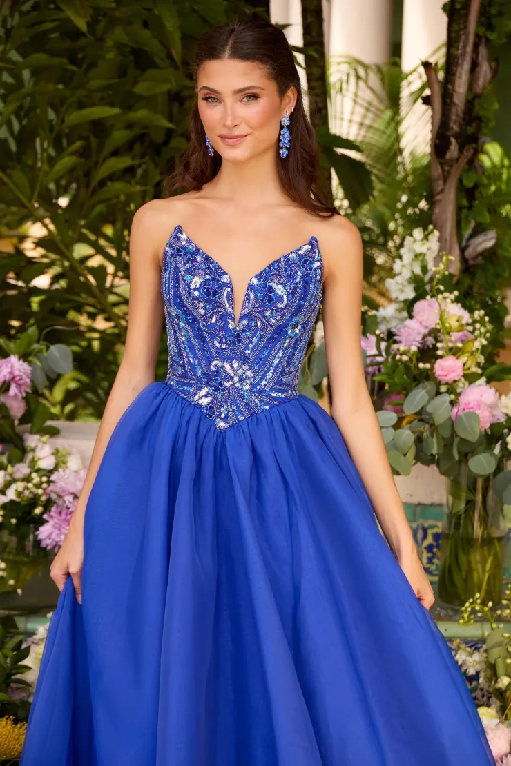 Ava Presley Style #47430 #4 Royal/Light Blue vertical cropped picture