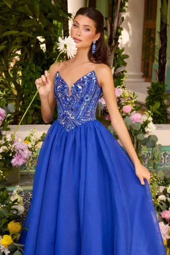 Ava Presley Style #47430 $3 Royal/Light Blue vertical cropped thumbnail
