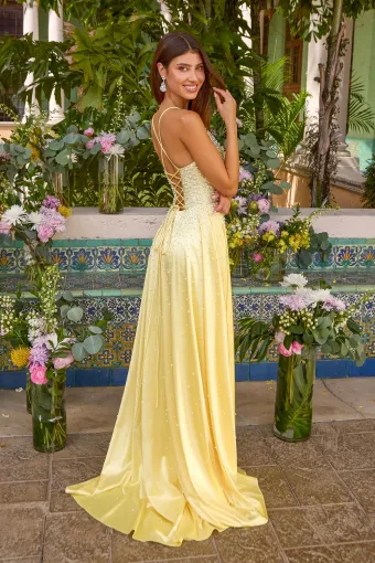 Ava Presley Style #47459 $4 Light Yellow backface vertical thumbnail