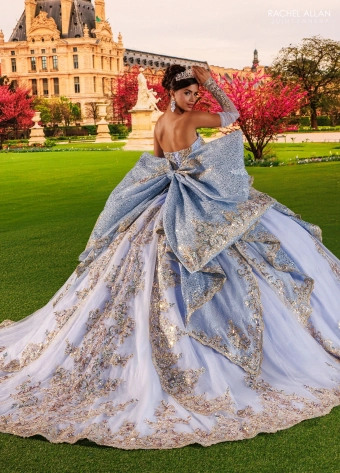 Alianna by Rachel Allan Style #RQ6030 $4 default Cloud Blue/Gold backface vertical thumbnail