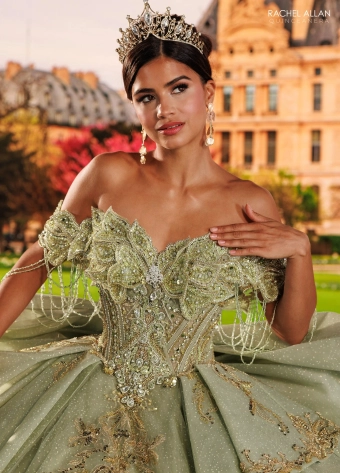 Alianna by Rachel Allan Style #RQ6031 $4 Olive/Gold frontface vertical cropped thumbnail