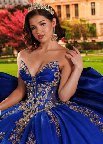 Alianna by Rachel Allan Style #RQ6032 $7 Royal/Gold frontface vertical cropped thumbnail