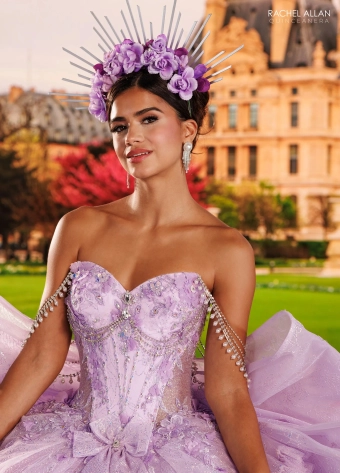 Alianna by Rachel Allan Style #RQ6033 $5 Lilac Iridescent frontface vertical cropped thumbnail