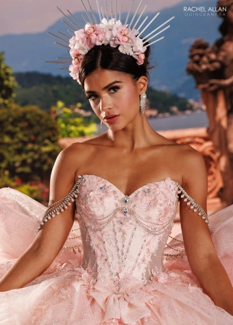 Alianna by Rachel Allan Style #RQ6033 $4 Pink Iridescent frontface vertical cropped thumbnail