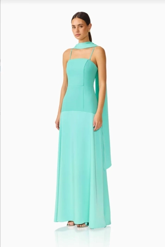 Elliat Style #Mariline Scarf Gown #5 frontface vertical thumbnail