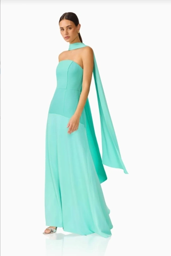 Elliat Style #Mariline Scarf Gown #4 frontface vertical thumbnail