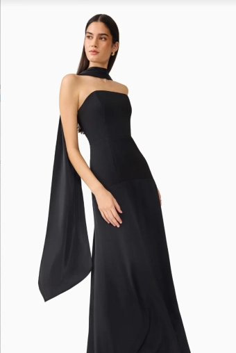 Elliat Style #Mariline Scarf Gown #11 frontface vertical cropped thumbnail