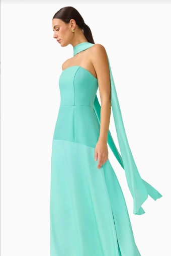 Elliat Style #Mariline Scarf Gown #9 frontface vertical cropped thumbnail