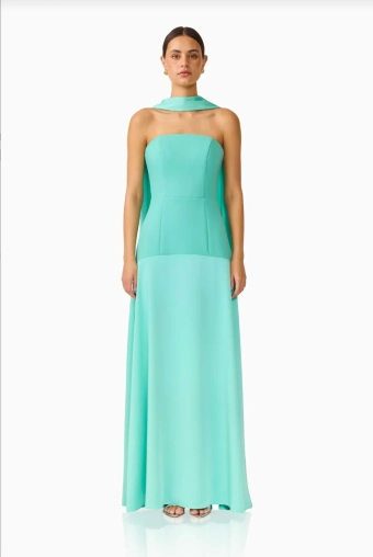 Elliat Style #Mariline Scarf Gown #1 frontface vertical thumbnail