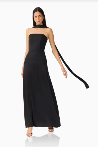 Elliat Style #Mariline Scarf Gown #0 default frontface vertical thumbnail
