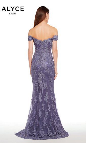 Alyce Paris 27249  Mermaid Prom & Mother of the Bride Gown Off-Shoulder #8 backface vertical thumbnail