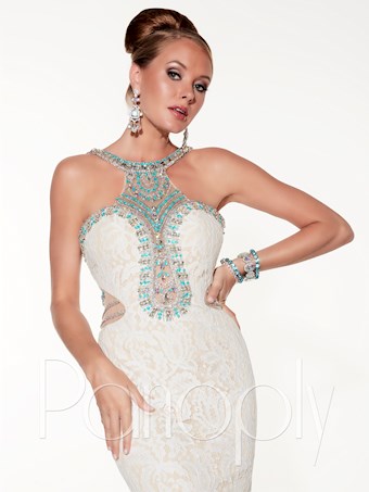 Panoply 14832 #2 Ivory/Nude/Turquoise vertical thumbnail