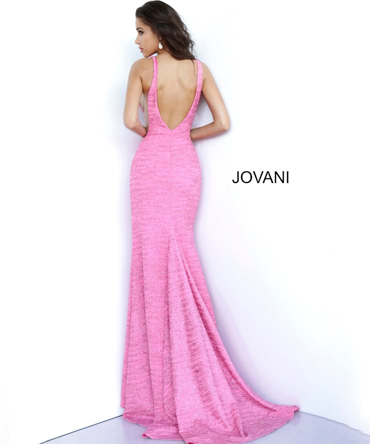 Jovani Style #02472 #1 default Hot Pink backface vertical picture