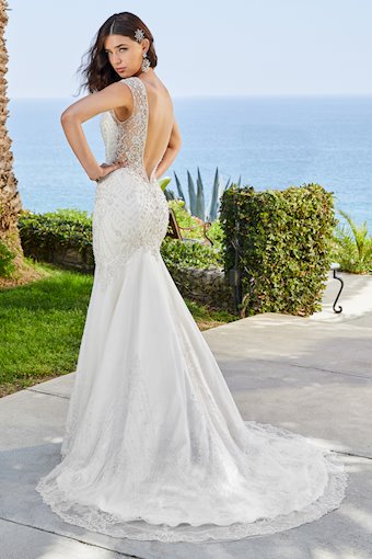 Casablanca Bridal Style #2407 #6 backface vertical thumbnail