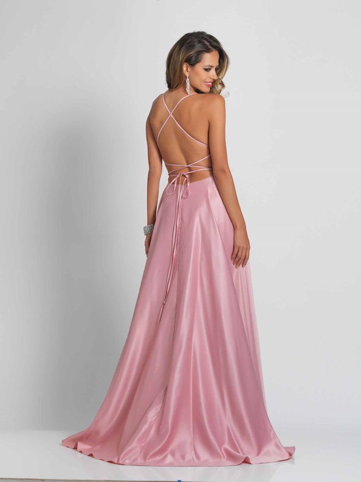 david and johnny prom dresses Ruffled Long Print Prom Dress: Dave & Johnny 12720 Blue Print / 00