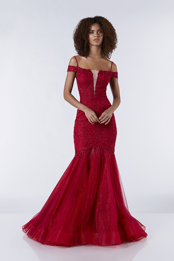 blair formal dresses Blair Sexy Corset Slit Satin Prom Formal Dresses main image 1