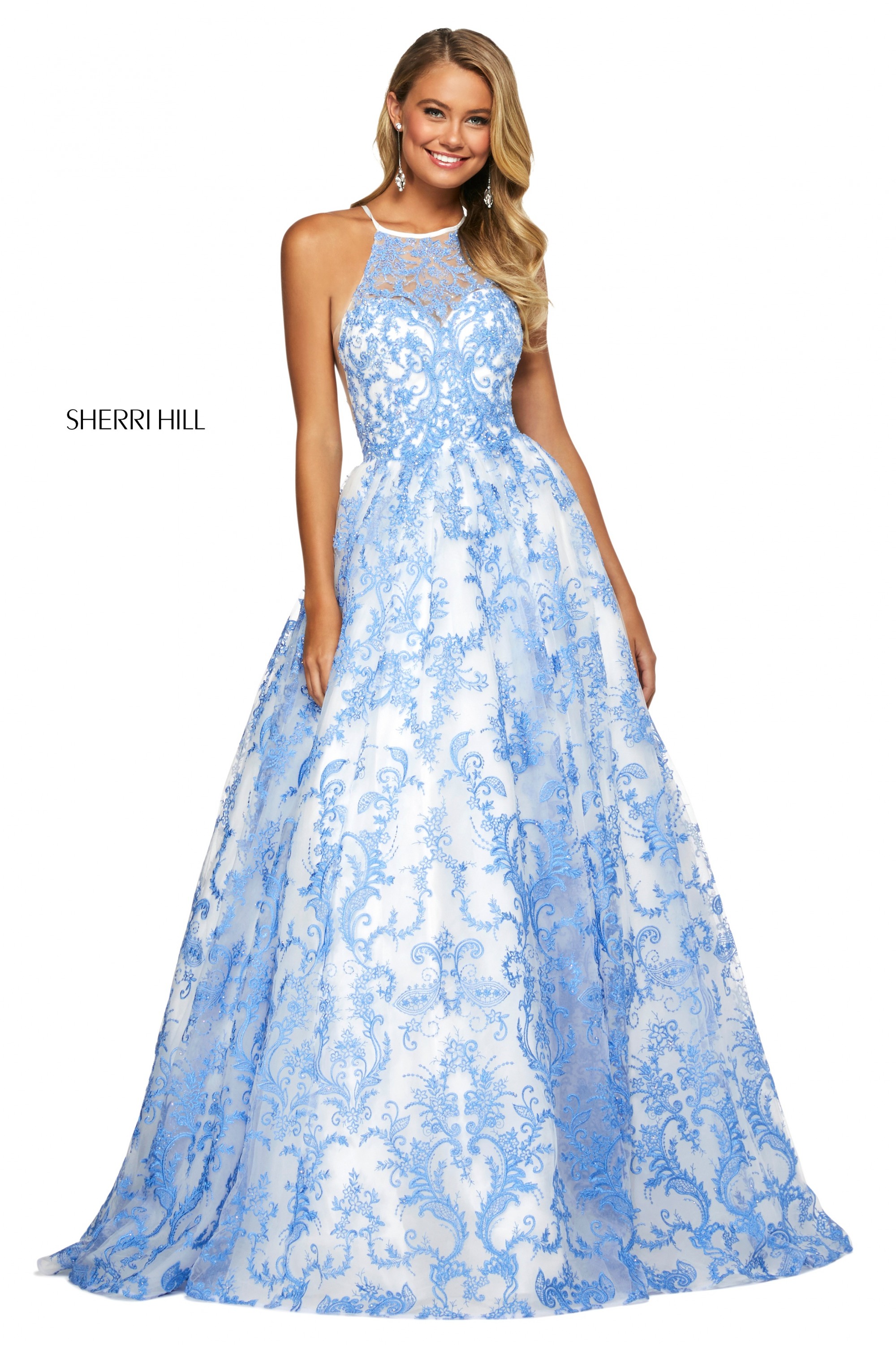 something blue prom dresses