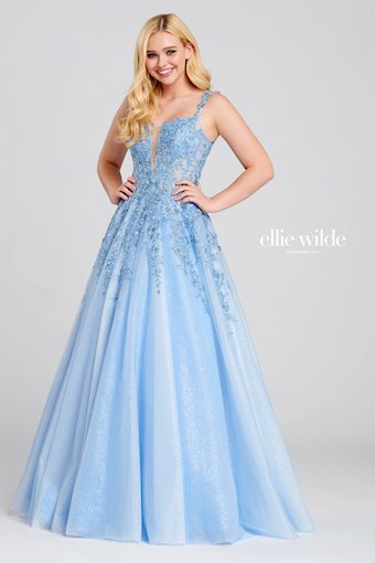 periwinkle prom dress