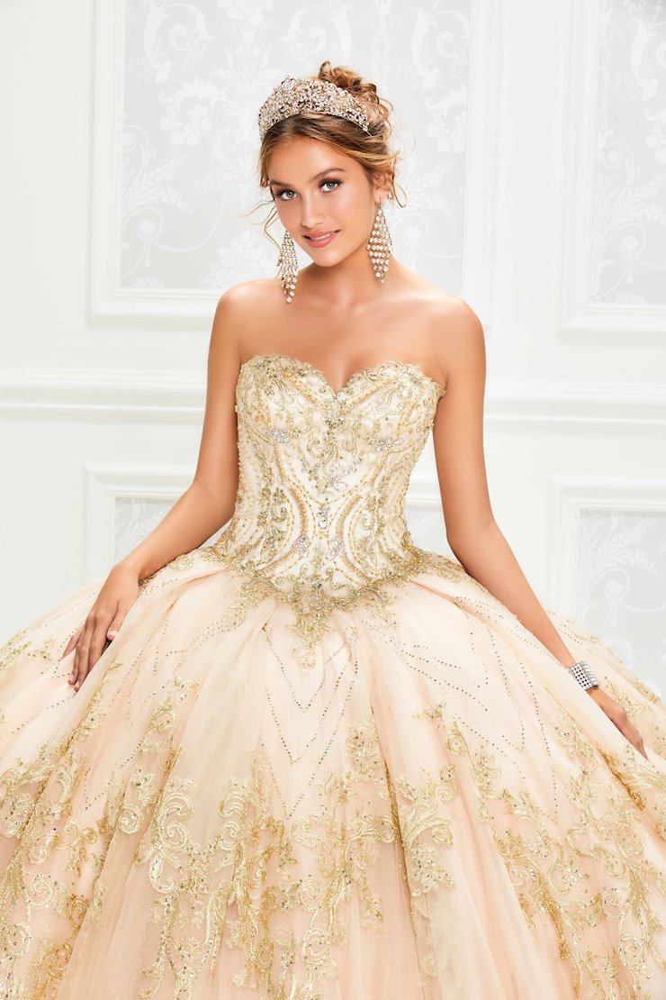 slim fit dress slacks Sparkly Champagne Gold Quinceanera Dresses Ball Gowns Sweetheart Neckline Vestidos de Quinceañera main image 1