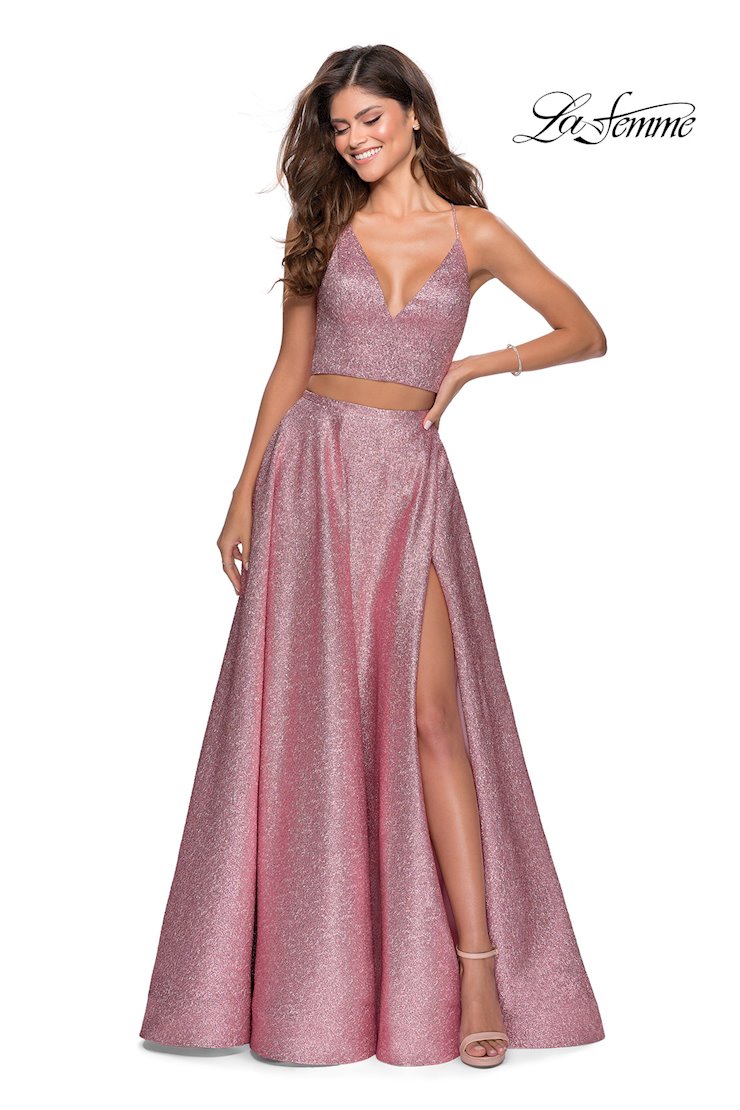 chinese dress ladies Two Piece Pink Lace Satin Long Sleeve Homecoming Dresses Short Prom Dress,  MH272 main image 1