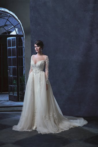 Casablanca Bridal #C128 #0 default frontface vertical thumbnail