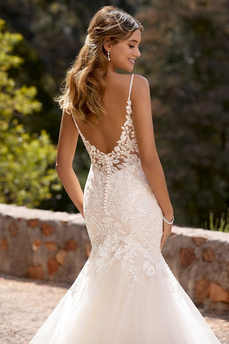 semi mermaid wedding dress