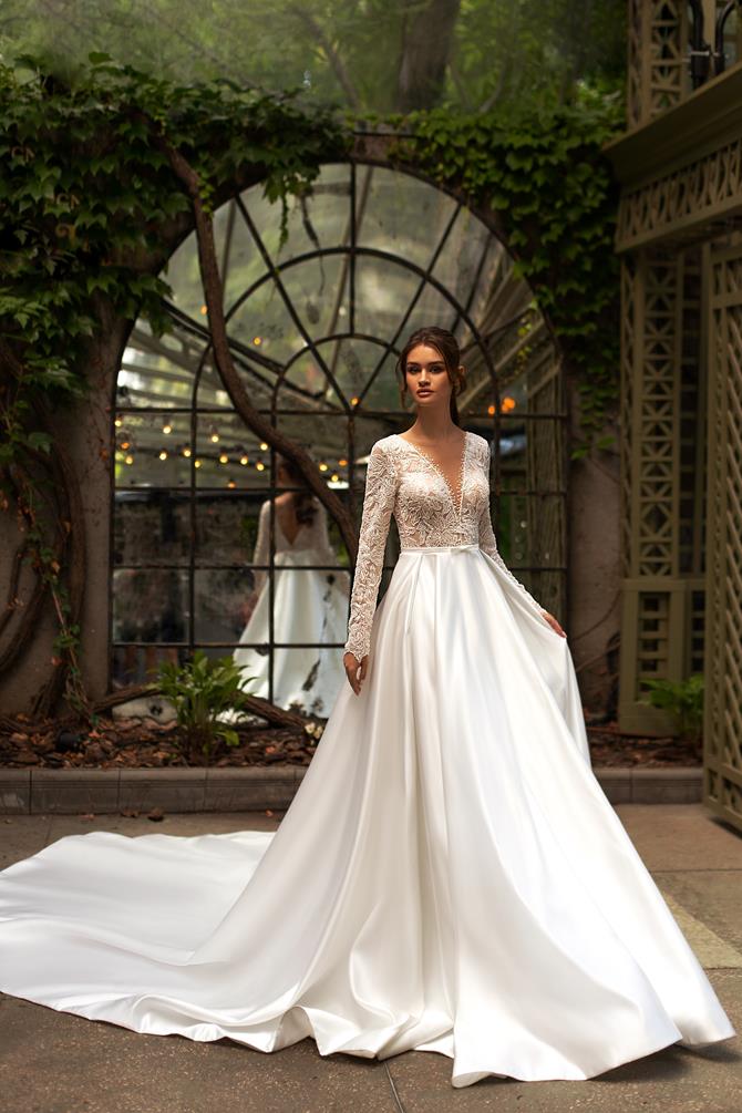 slim fit dress slacks Polina Ivanova Atelier | Anna Gown