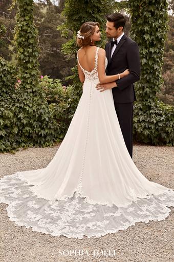 Sophia Tolli Y22061 #0 default Ivory backface vertical thumbnail