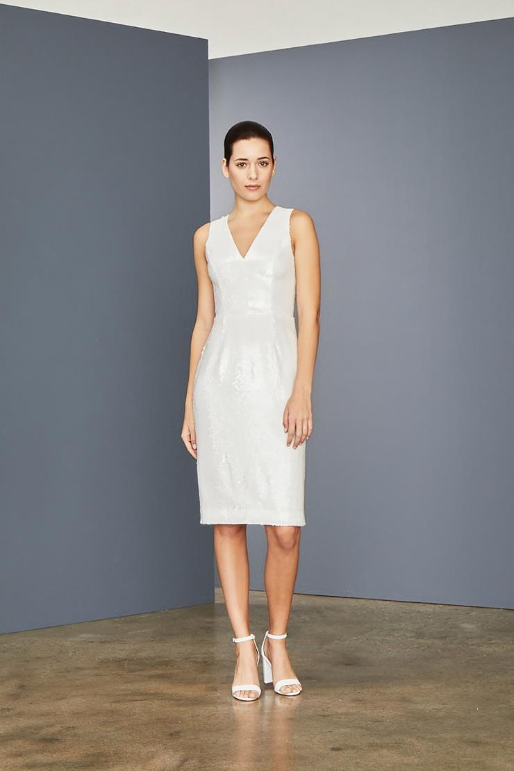 Amsale Little White Dress | Dalia's Bridal - LW159 | Dalia's Bridal
