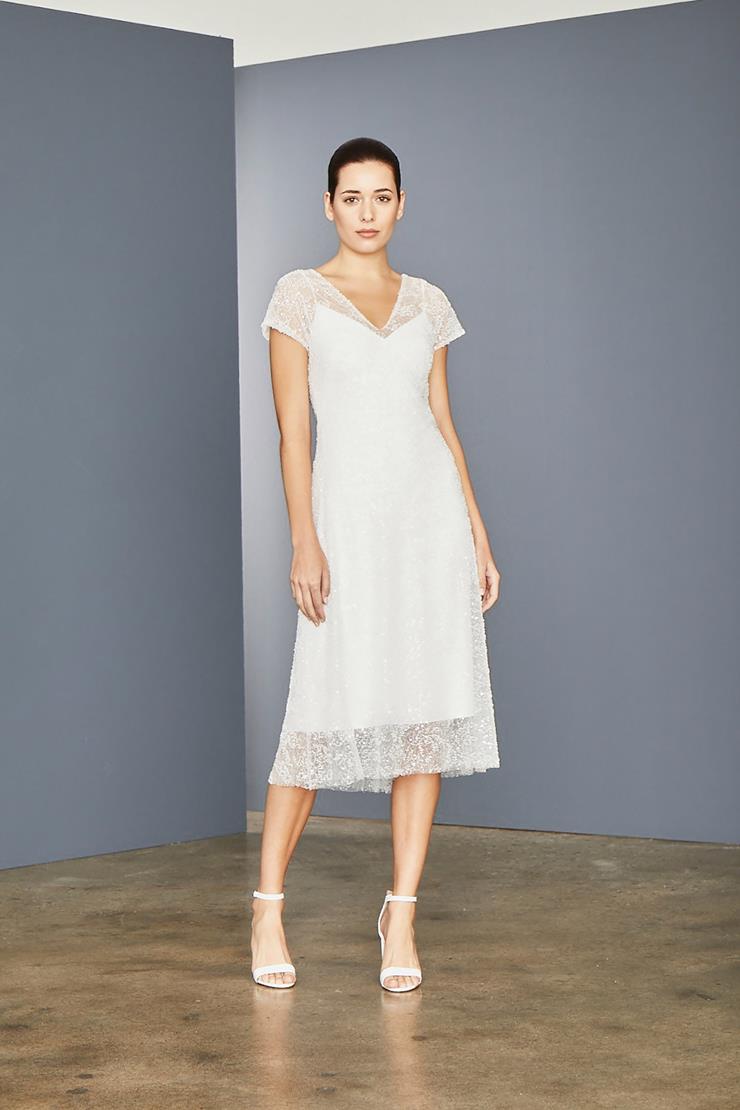 chinese dress ladies Amsale Little White Dress LW150