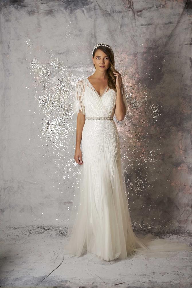 ウエディングドレス　シルバー　eliza jane howell Eliza Jane Howell | Le Soleil Bridal Closet | Rent or Buy