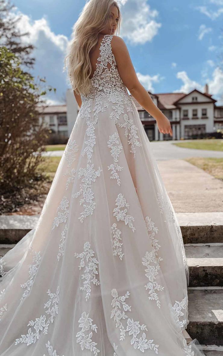 princess polly baby blue dress Stella York SY8191 – South Coast Brides main image 0