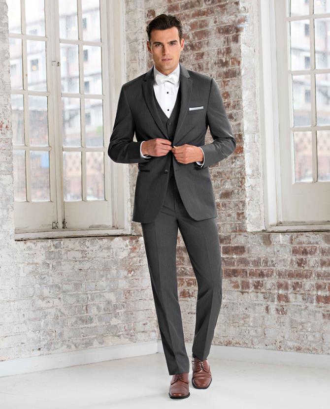Michael Kors Ultra Slim Steel Grey Sterling Wedding Suit.