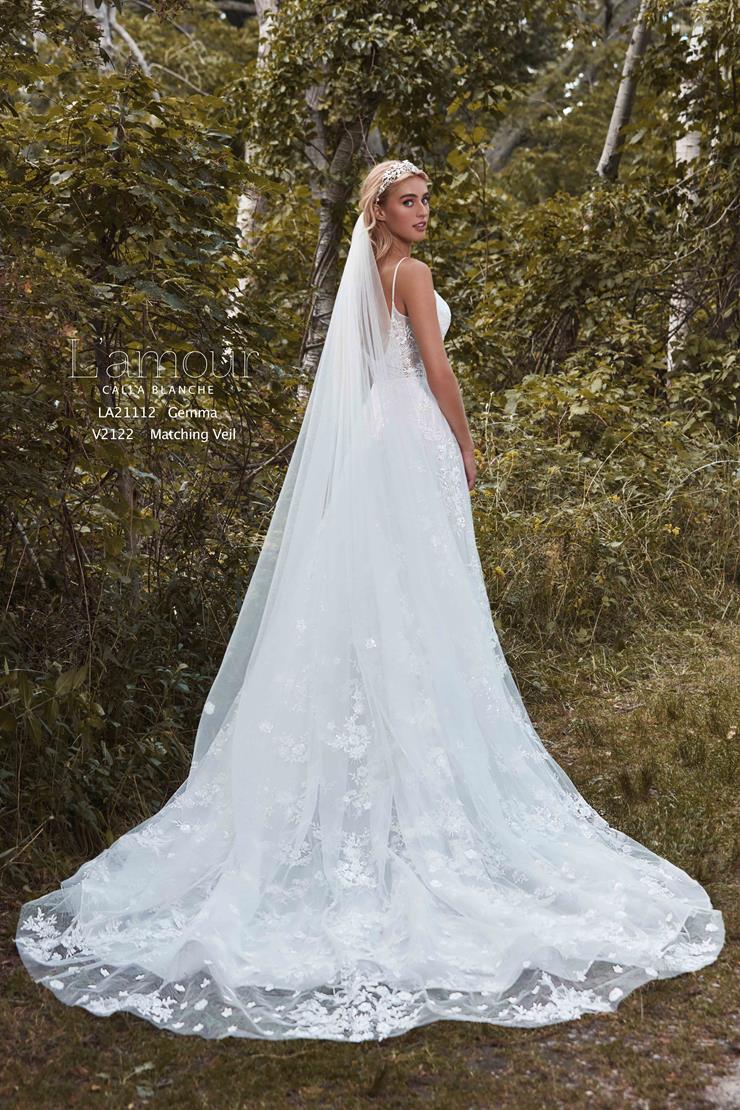calla blanche veil