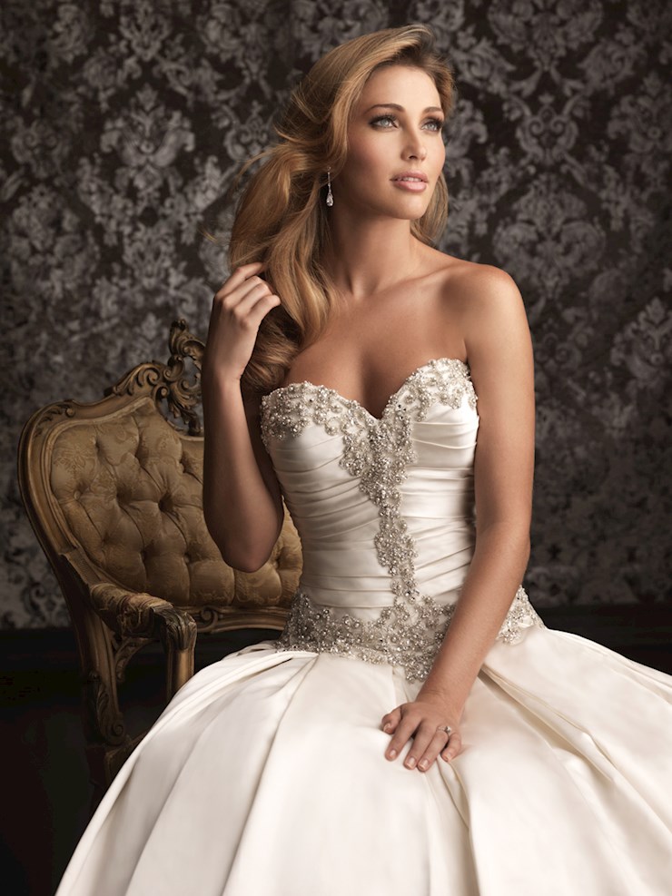 jcpenney beaded dress Allure C510