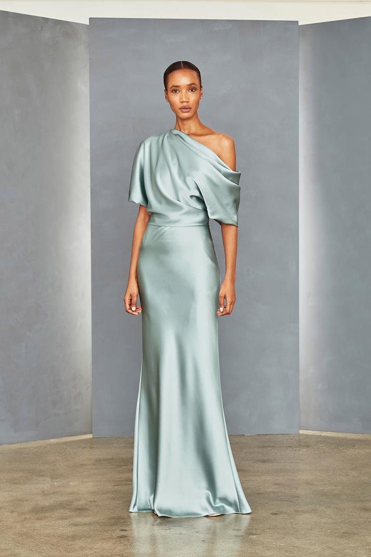 amsale bridesmaid dresses nyc Evening 2021 Amsale Evening Evening wide straps and delicate YGroup_damico-romper house of cb black Size:FR 42