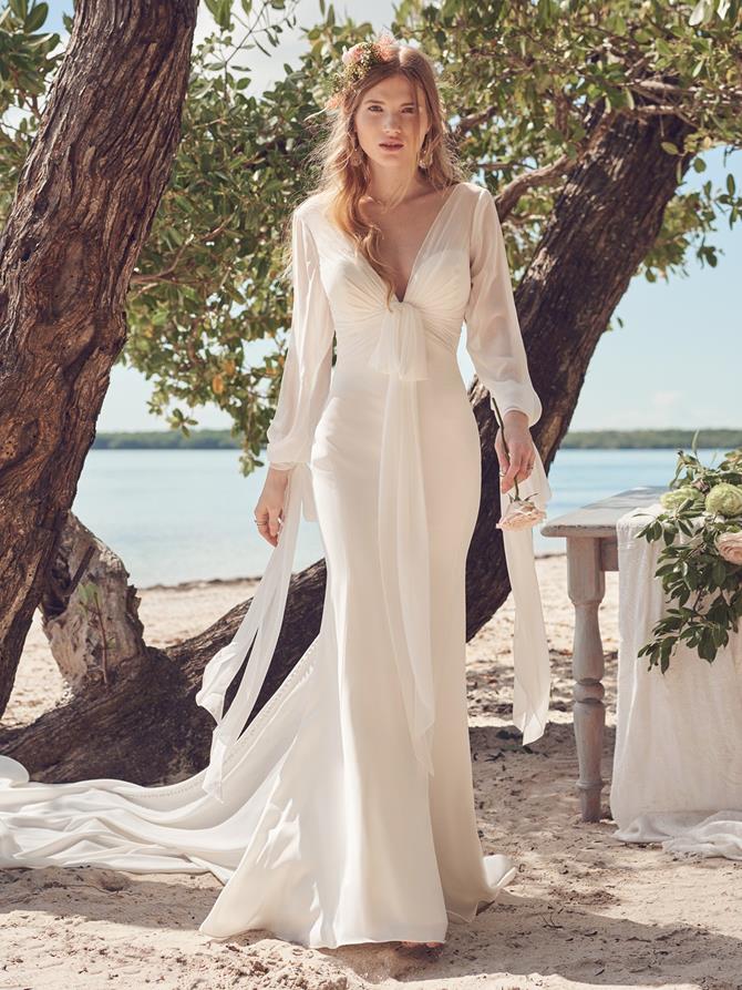 国内未入荷/Rebecca Vallance Bridal Bouquet 花柄シルクガウン P01039629.jpg