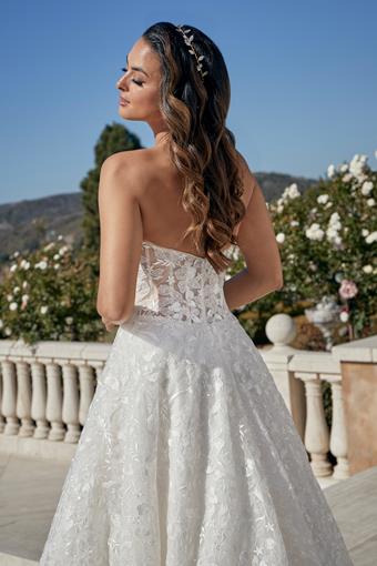 Casablanca Bridal Style #2449 #12 backface vertical cropped thumbnail