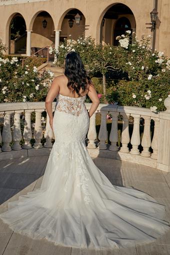 Casablanca Bridal Style #Leanna #4 backface vertical thumbnail